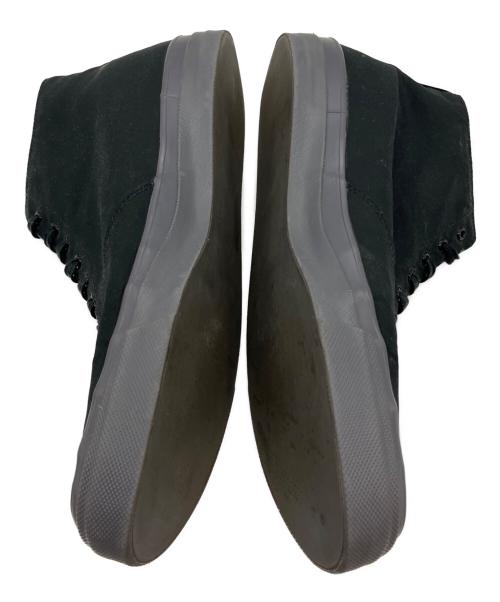 WAKOUWA（ワクワ）WAKOUWA (ワクワ) HOMME PLISSE ISSEY MIYAKE (オム プリッセ イッセイ ミヤケ) ハイカットスニーカー ブラック サイズ:27.5の古着・服飾アイテム