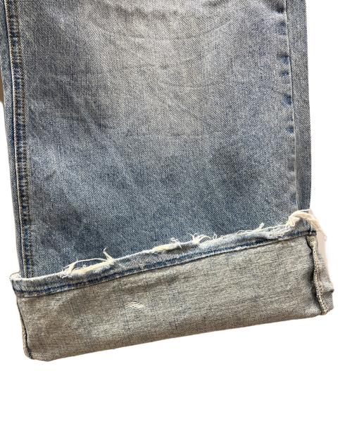 masonprince（メゾンプリンス）masonprince (メゾンプリンス) サイドベルト ワイド フレアデニム インディゴ サイズ:2の古着・服飾アイテム