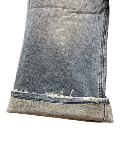 masonprince（メゾンプリンス）masonprince (メゾンプリンス) サイドベルト ワイド フレアデニム インディゴ サイズ:2の古着・服飾アイテム