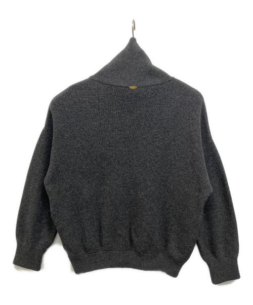 MUSE de Deuxieme Classe（ミューズ ドゥーズィエム クラス）MUSE de Deuxieme Classe (ミューズ ドゥーズィエム クラス) OLBIA ロングジップ ブルゾン グレー サイズ:Freeの古着・服飾アイテム