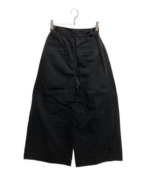 Plage（プラージュ）Plage (プラージュ) R'IAM タックワイドパンツ ブラック サイズ:36の古着・服飾アイテム