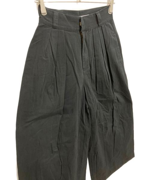 Plage（プラージュ）Plage (プラージュ) R'IAM タックワイドパンツ ブラック サイズ:36の古着・服飾アイテム