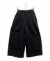Plage（プラージュ）の古着「R'IAM タックワイドパンツ」｜ブラック