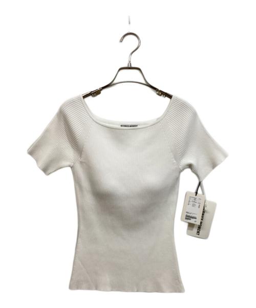 NICENICE MOMENT（ナイスナイス モーメント）NICENICE MOMENT (ナイスナイス モーメント) OPEN SHOULDER ニット ホワイト サイズ:	SIZE Sの古着・服飾アイテム