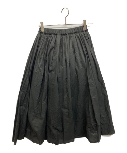 Plage（プラージュ）Plage (プラージュ) COTTON GATHERED スカート ブラック サイズ:36の古着・服飾アイテム