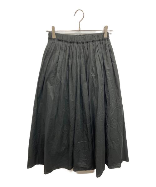 Plage（プラージュ）Plage (プラージュ) COTTON GATHERED スカート ブラック サイズ:36の古着・服飾アイテム
