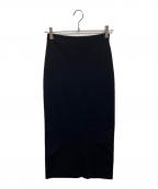 Plageプラージュ）の古着「I Line Knit スカート」｜ブラック