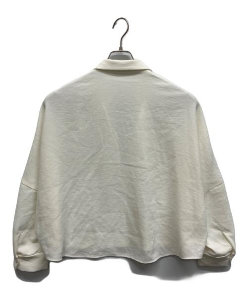 Plage（プラージュ）Plage (プラージュ) GEORGETTE SKIPPER ブラウス ホワイト サイズ:Freeの古着・服飾アイテム