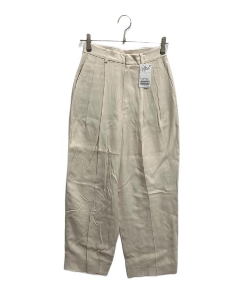 Plage（プラージュ）Plage (プラージュ) viscose tapered スラックス ベージュ サイズ:36 未使用品の古着・服飾アイテム
