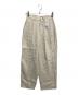 Plage（プラージュ）の古着「viscose tapered スラックス」｜ベージュ