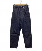 MADISON BLUEマディソンブルー）の古着「ハイウエストデニムパンツ」｜インディゴ