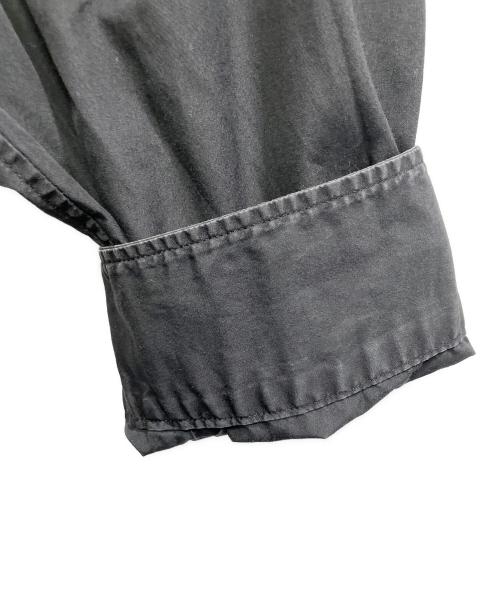 Graphpaper（グラフペーパー）Graphpaper (グラフペーパー) Broad Oversized Regular Collar Shirt ブラック サイズ:FREEの古着・服飾アイテム