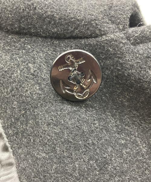 COMME des GARCONS HOMME（コムデギャルソン オム）COMME des GARCONS HOMME (コムデギャルソン オム) Pコート メルトンコート チャコールグレー サイズ:Ｓの古着・服飾アイテム