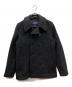 COMME des GARCONS HOMME（コムデギャルソン オム）の古着「Pコート メルトンコート」｜チャコールグレー