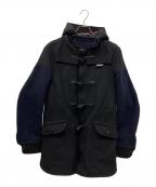 GLOVER ALL×JUNYA WATANABE MANグローバーオール×ジュンヤワタナベマン）の古着「ダッフルコート　コラボコート」｜ブラック×ネイビー