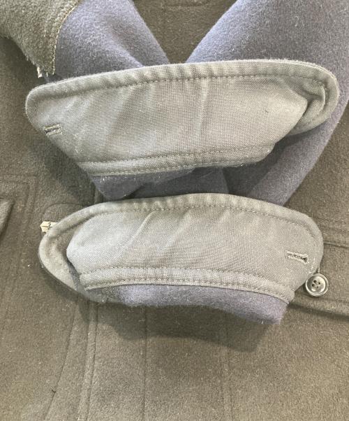 GLOVER ALL（グローバーオール）GLOVER ALL (グローバーオール) JUNYA WATANABE MAN (ジュンヤワタナベマン) ダッフルコート　コラボコート ブラック×ネイビー サイズ:Ｓの古着・服飾アイテム