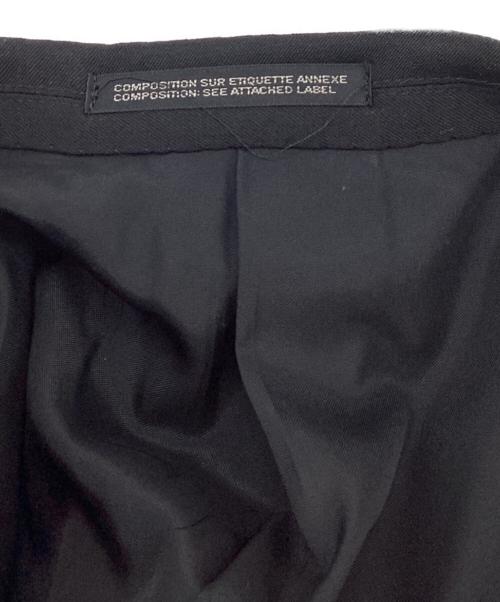Yohji Yamamoto COSTUME D' HOMME（ヨウジヤマモト コスチュームドオム）Yohji Yamamoto COSTUME D' HOMME (ヨウジヤマモト コスチュームドオム) GABARDINE 3BUTTON SINGLE JACKET ブラック サイズ:１の古着・服飾アイテム