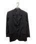 Yohji Yamamoto COSTUME D' HOMME（ヨウジヤマモト コスチュームドオム）の古着「GABARDINE 3BUTTON SINGLE JACKET」｜ブラック