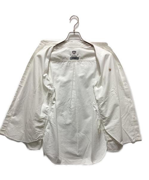 eYe COMME des GARCONS JUNYAWATANABE MAN（アイ コム デ ギャルソン ジュンヤ ワタナベ マン）eYe COMME des GARCONS JUNYAWATANABE MAN (アイ コム デ ギャルソン ジュンヤ ワタナベ マン) CarHartt (カーハート) ボタンダウンシャツ ホワイト サイズ:ＸＳの古着・服飾アイテム