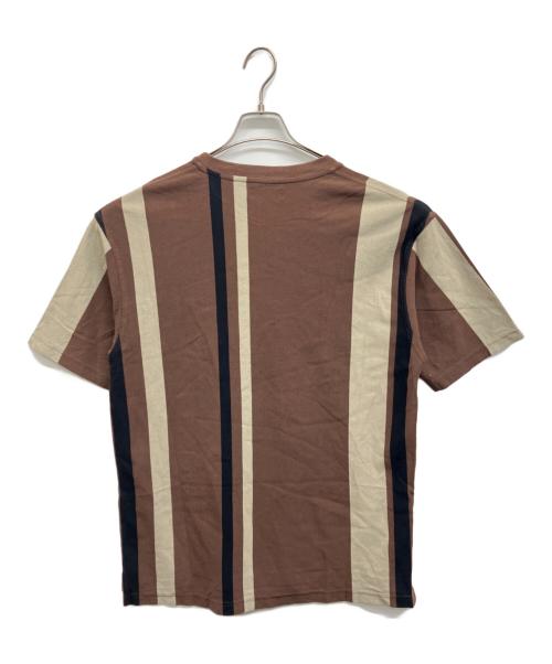 FRED PERRY（フレッドペリー）FRED PERRY (フレッドペリー) 半袖Tシャツ ブラウン サイズ:Lの古着・服飾アイテム