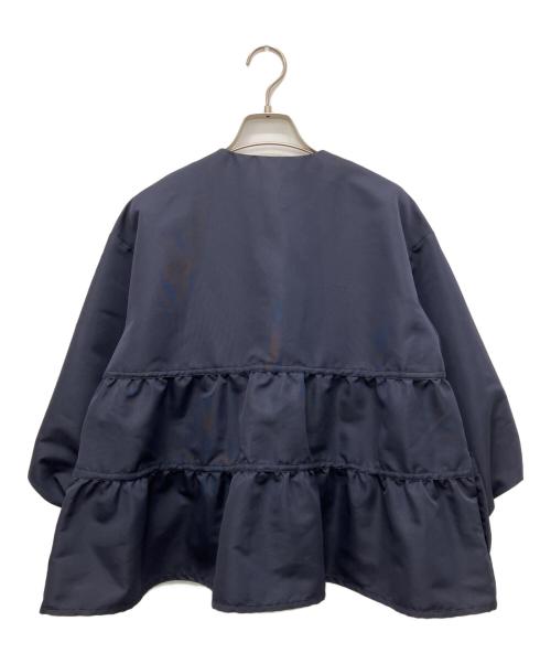 Sono（ソーノ）Sono (ソーノ) ティアードフレアジャケットブラウス ネイビー サイズ:1の古着・服飾アイテム