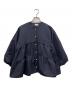 Sono（ソーノ）の古着「ティアードフレアジャケットブラウス」｜ネイビー