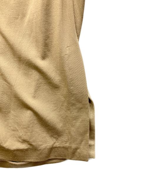 BURBERRY（バーバリー）BURBERRY (バーバリー) Tie Detail Tri-tone Silk Jersey Dress ベージュ サイズ:36の古着・服飾アイテム