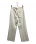 EVERYDAY I LIKE. (エヴリデイ アイ ライク) W cross straight ワイドパンツ ホワイト サイズ:38 未使用品：6000円