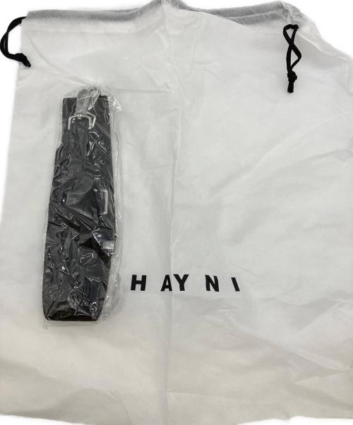HAYNI（ヘイニ）HAYNI (ヘイニ) 本革2WAYショルダーバッグ ブラックの古着・服飾アイテム