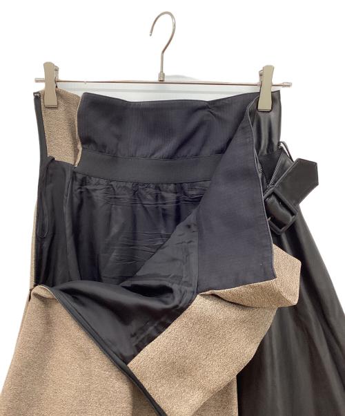 ADORE（アドーア）ADORE (アドーア) ツィーディーフレアースカート ブラウン サイズ:38の古着・服飾アイテム