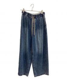 JOURNAL STANDARD（ジャーナルスタンダード）の古着「イージーデニムワイドパンツ」｜ブルー