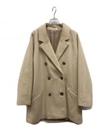 EVERYDAY I LIKE.（エヴリデイ アイ ライク）の古着「Shortl Doube コート」｜ベージュ