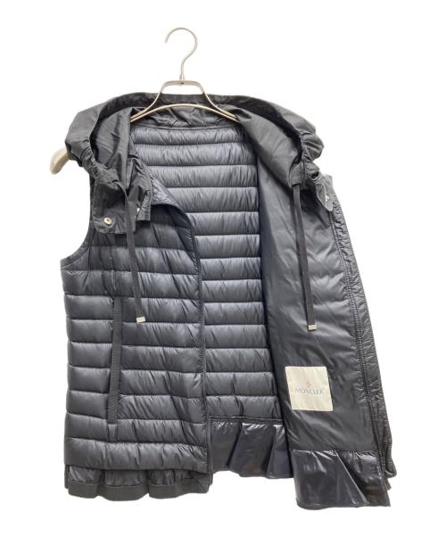 MONCLER（モンクレール）MONCLER (モンクレール) ダウンベスト ブラック サイズ:1の古着・服飾アイテム