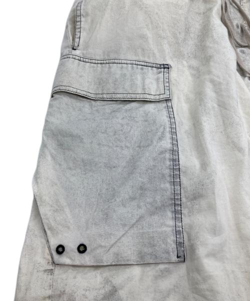DRKSHDW（ダークシャドウ）DRKSHDW (ダークシャドウ) Contrast Cargo Pod Shorts コントラストカーゴパンツ ホワイト サイズ:Mの古着・服飾アイテム