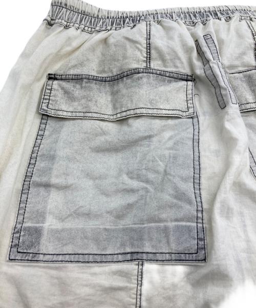 DRKSHDW（ダークシャドウ）DRKSHDW (ダークシャドウ) Contrast Cargo Pod Shorts コントラストカーゴパンツ ホワイト サイズ:Mの古着・服飾アイテム