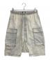 DRKSHDW（ダークシャドウ）の古着「Contrast Cargo Pod Shorts コントラストカーゴパンツ」｜ホワイト