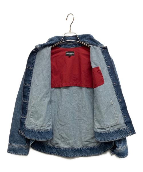 EMPORIO ARMANI（エンポリオ アルマーニ）EMPORIO ARMANI (エンポリオ アルマーニ) バレンタインカプセルデニムジャケット インディゴ サイズ:40の古着・服飾アイテム
