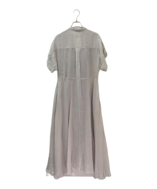 ebure（エブール）ebure (エブール) ラミーツイル ワンピース グレー サイズ:38の古着・服飾アイテム