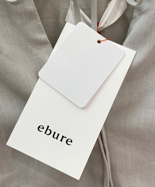 ebure（エブール）ebure (エブール) ラミーツイル ワンピース グレー サイズ:38の古着・服飾アイテム