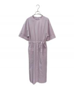 中古・古着通販】MIU MIU (ミュウミュウ) ロゴベルトシルクワンピース