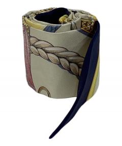 中古・古着通販】HERMES (エルメス) 馬具モチーフ ツイリー レッド