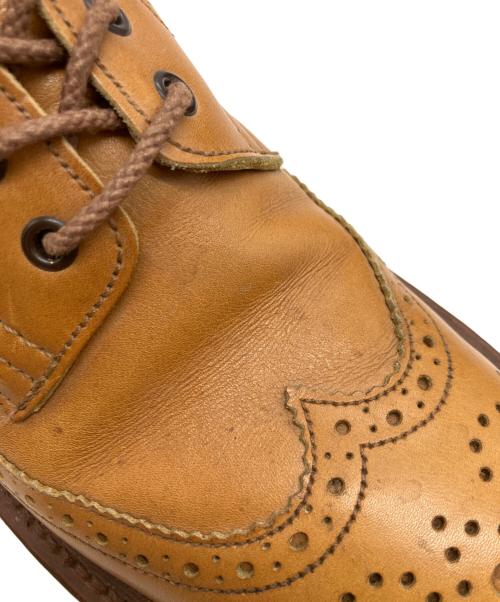 Tricker's（トリッカーズ）Tricker's (トリッカーズ) ウィングチップブーツ キャメル サイズ:UK6の古着・服飾アイテム