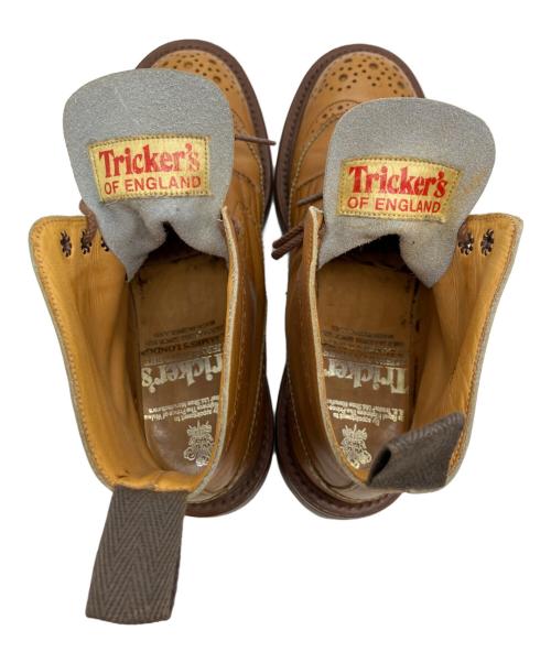 Tricker's（トリッカーズ）Tricker's (トリッカーズ) ウィングチップブーツ キャメル サイズ:UK6の古着・服飾アイテム