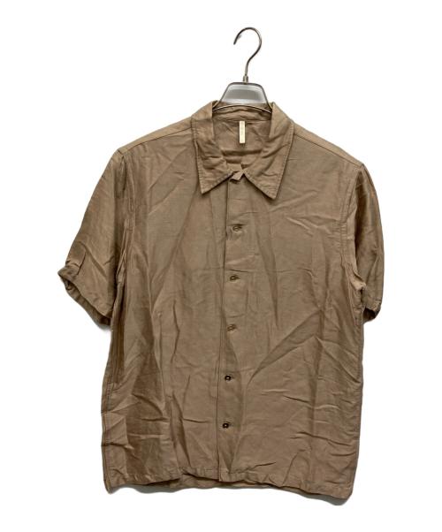 SUNFLOWER（サンフラワー）SUNFLOWER (サンフラワー) SPACE SHIRT S/S ベージュ サイズ:Mの古着・服飾アイテム