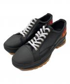 TENDER PERSONテンダ―パーソン）の古着「LEATHER CHUNKY SNEAKER」｜ブラック