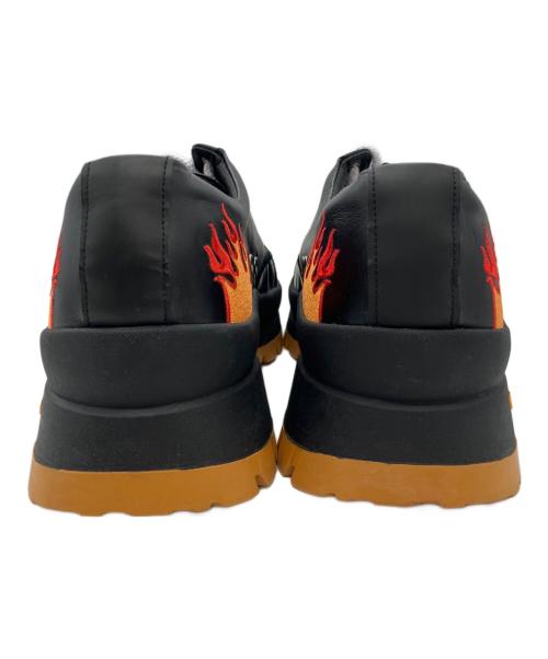 TENDER PERSON（テンダ―パーソン）TENDER PERSON (テンダ―パーソン) LEATHER CHUNKY SNEAKER ブラック サイズ:27の古着・服飾アイテム