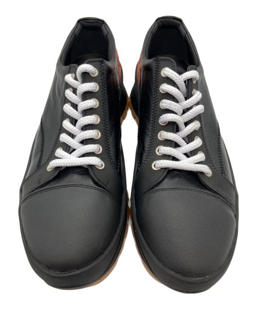 TENDER PERSON（テンダ―パーソン）TENDER PERSON (テンダ―パーソン) LEATHER CHUNKY SNEAKER ブラック サイズ:27の古着・服飾アイテム