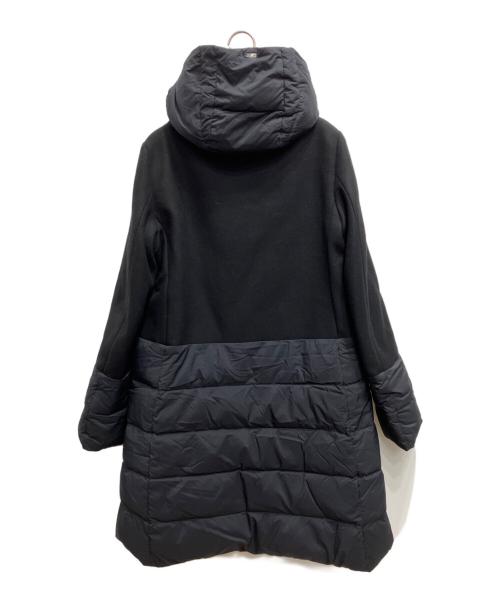 HERNO（ヘルノ）HERNO (ヘルノ) ウール切替ダウンコート ブラック サイズ:42 未使用品の古着・服飾アイテム
