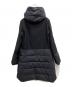 HERNO (ヘルノ) ウール切替ダウンコート ブラック サイズ:42 未使用品：65000円