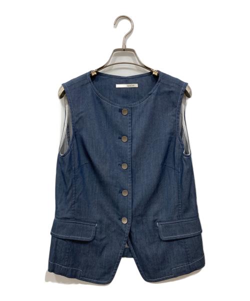qualite（カリテ）qualite (カリテ) テンセルデニムノースリーブ インディゴ サイズ:Freeの古着・服飾アイテム